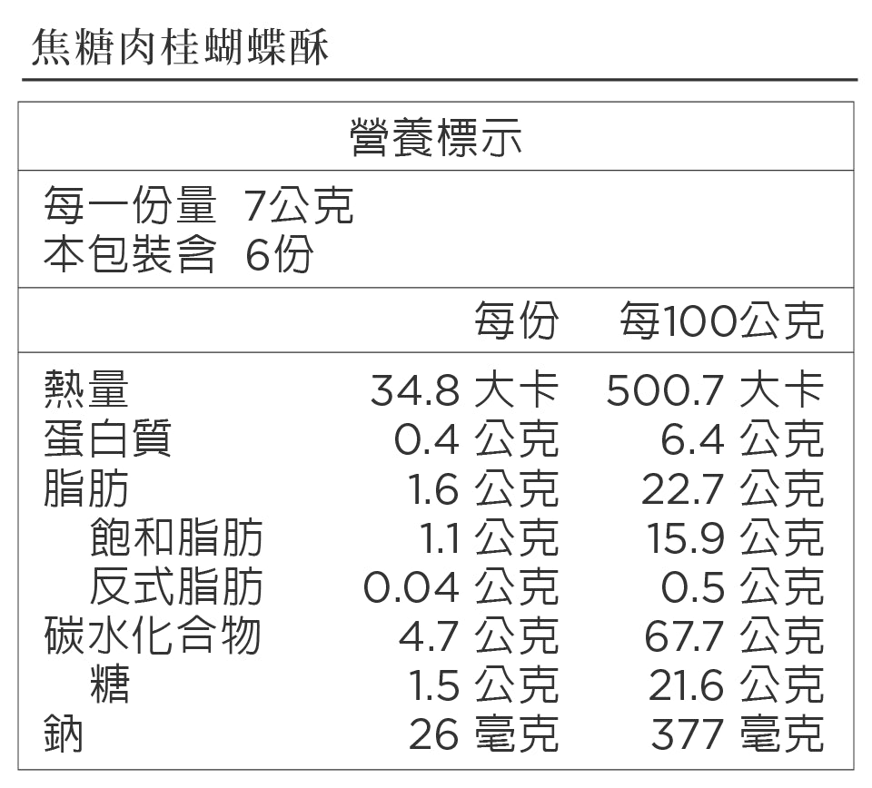 寶可夢特別版 焦糖肉桂蝴蝶酥6入 - 耿鬼款
